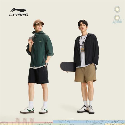 李宁中国文化系列故宫联名男子防晒宽松运动风衣AFDW511 商品图2