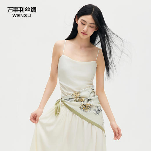 万事利双面印花方巾-拂晓（75厘米） 商品图0