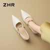 ZHR则则【隐形增高4cm】黑色尖头细跟玛丽珍鞋宽脚外穿爆款JK超高 商品缩略图6