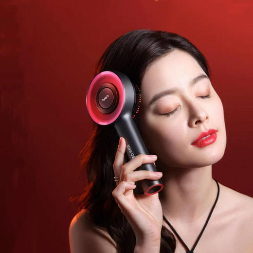 Breo倍轻松头皮按摩梳|在家就能做头皮spa！一台=红光+按摩+导入精华 商品图1