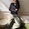 下单3-7天发货！TRIUUCHU 空气感冰丝防晒工装裤 轻薄纸感工装面料 自带微皱肌理 偏直筒版型 舒适不挑腿型 束脚/直筒两穿 商品缩略图12