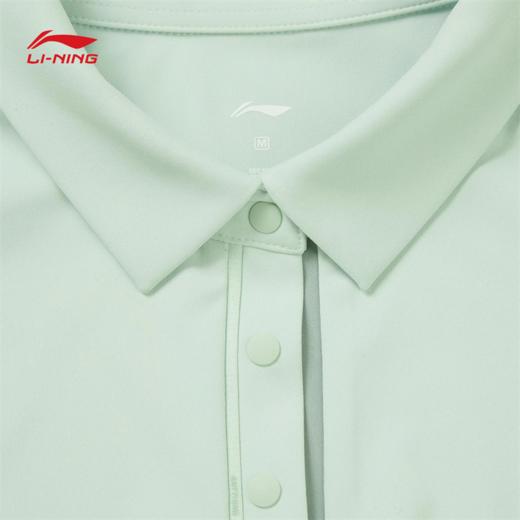 李宁女子排湿速干防晒宽松健身系列短袖POLO衫APLW144 商品图8