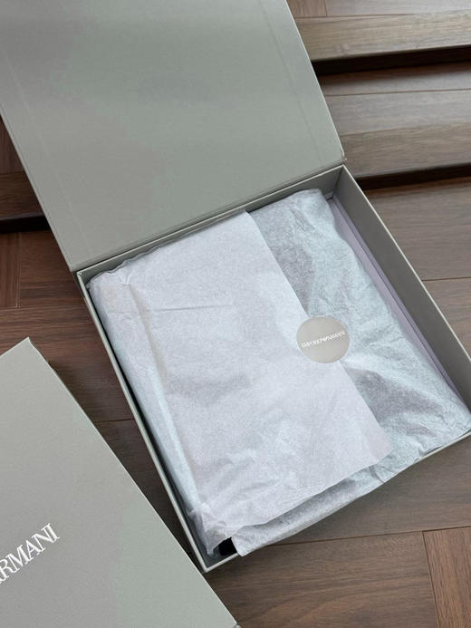 外贸原单正品EMPORIO ARMANI/阿玛尼 26SS轻奢丝光棉圆领刺绣短袖T恤，一盒两件。S-XXL 商品图1