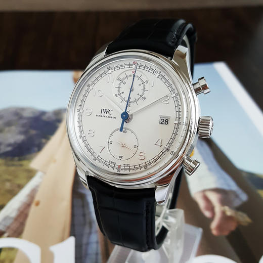 【95新】IWC万国IW390403自动机械计时、日期显示42MM（男款）葡萄牙系列精钢220426NJS27 商品图2