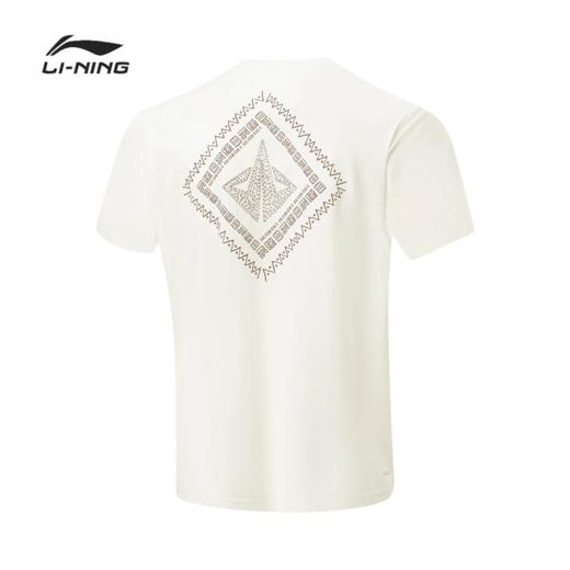 李宁吉米巴特勒男子冰感舒适宽松短袖文化衫AHSW029 商品图3