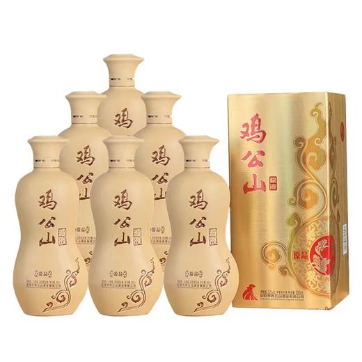 【茶叶节专属】2021年灌装鸡公山白酒鸡公山粮液原品固态粮食酒52度500ml*6瓶/箱 商品图0