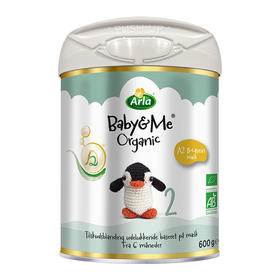[丹麦]New A2| 全新升级版丹麦宝贝与我有机A2奶粉2段600克 阿拉2 Arla Baby&Me Organic A2 Pulver 2 600g