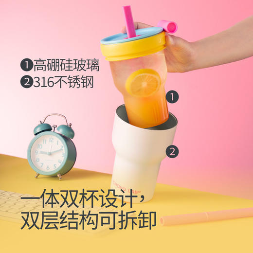 [屁侠推荐]Chakolab和序双享杯 保温杯/玻璃杯一杯双享 超多色可选 商品图3