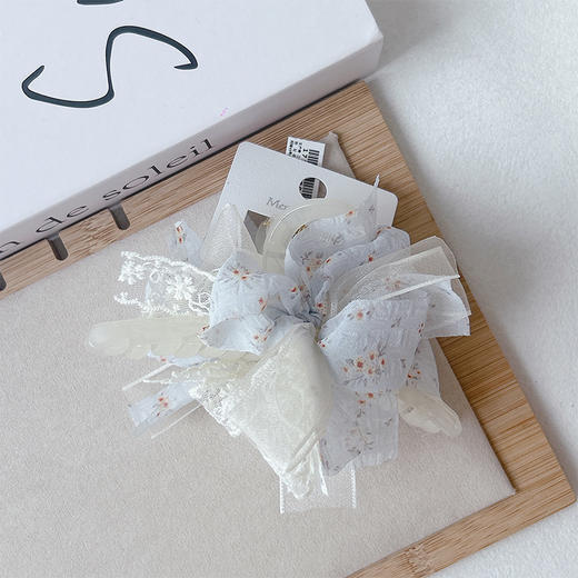 新款蕾丝ZY柔美系带抓夹抓夹-纪念日百货门店同款171346874 商品图4