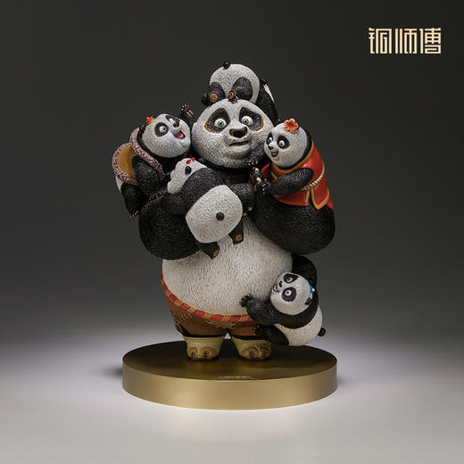 铜师傅 铜摆件《功夫熊猫命运之掌》之五福星 商品图3