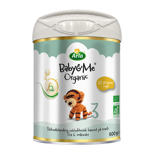 [丹麦]New A2|全新升级版丹麦宝贝与我有机A2奶粉3段600克 阿拉3Arla Baby&Me Organic A2 Pulver 3 600g 商品图0