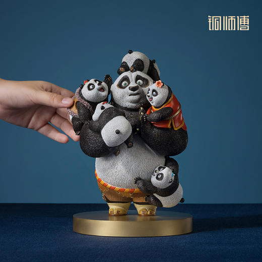 铜师傅 铜摆件《功夫熊猫命运之掌》之五福星 商品图4