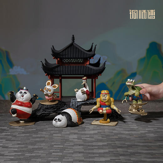 铜师傅 铜摆件《功夫熊猫运动达人》 商品图5