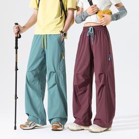 LUCKY DEER/幸运鹿情侣款时尚宽松多巴胺休闲裤户外潮流工装裤