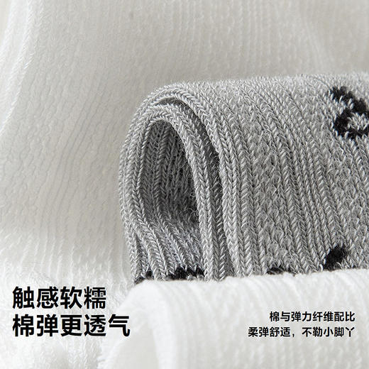 [3双装]迷你巴拉巴拉女童甜美袜子柔弹亲肤透气花边袜子2026夏季 商品图2