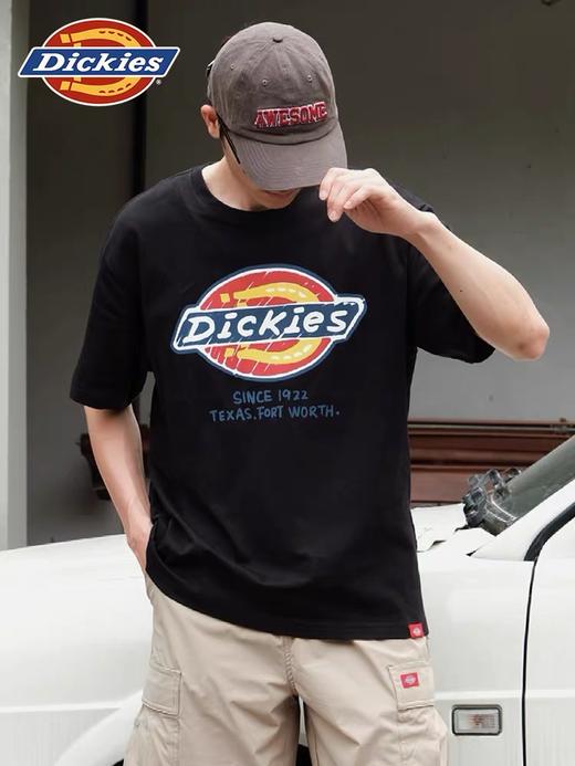 【Dickies 26春夏新款短袖T恤】经典大三色logo印花 男女情侣款 商品图0