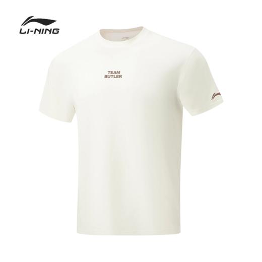 李宁吉米巴特勒男子冰感舒适宽松短袖文化衫AHSW029 商品图2