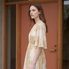 PALUOPO/PL圆领显瘦高级感飘逸仙气桑蚕丝真丝长款连衣裙ES23633Z-A 商品缩略图2