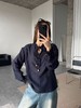 【木耳边系带亚麻衬衫】法式小资质感，藏肉显瘦第一名!这件"会呼吸"的亚麻混纺，穿一次就上瘾 商品缩略图1