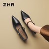 ZHR则则【隐形增高4cm】黑色尖头细跟玛丽珍鞋宽脚外穿爆款JK超高 商品缩略图2