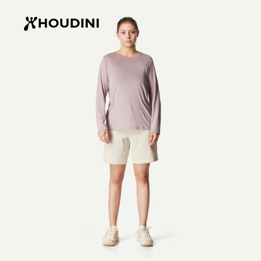 HOUDINI胡丁尼Tree LS树女户外26春夏天丝徒步长袖T恤 840066 商品图7