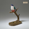 铜师傅 铜摆件《铜师傅百鸟集》之古巴咬鹃 铜工艺品 家居饰品摆件 商品缩略图2