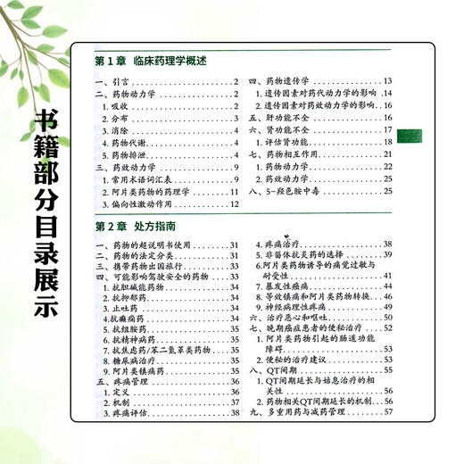 姑息治疗药物 第3三版 要国华 陈楷斌 陈印 唐炜 主译 临床药理学概述 处方指南 药品专论 9787559143198 辽宁科学技术出版社 商品图3
