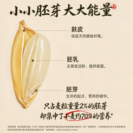 谦益香畴原麦胚芽面条 宽/细2种 自种生态冬小麦 低温石磨灰面 近全麦 自然麦香 原汁原味 商品图1