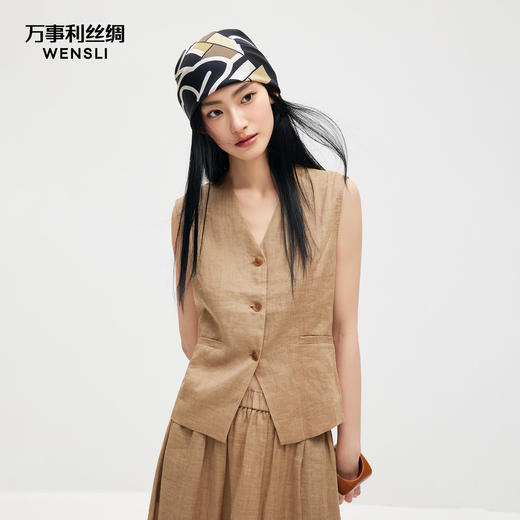 万事利双面印花方巾-花信（75厘米） 商品图0