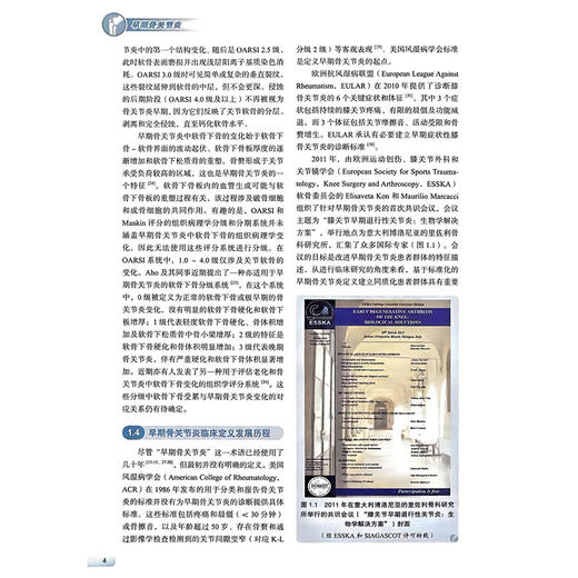 早期骨关节炎 王波 周义钦 主译 以临床常见早期骨关节炎为纲 以功能障碍、结构异常、活动受限、参与受限为目 科学技术文献出版社 商品图4