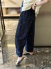 多巴胺风格刺绣爱心老钱风天丝亚麻裤 商品缩略图5