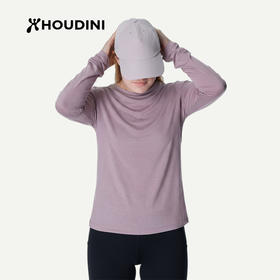 HOUDINI胡丁尼Tree LS树女户外26春夏天丝徒步长袖T恤 840066