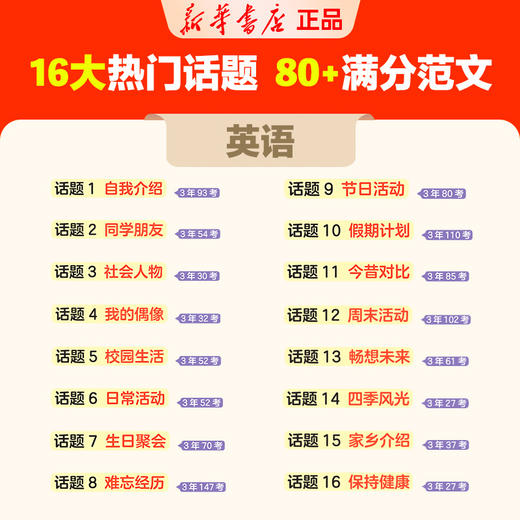 【新华】小升初考场作文2本（语文+英语） 商品图2