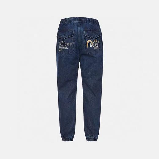 特价！EVISU KURO男士海鸥刺绣休闲工装束腿裤 商品图5