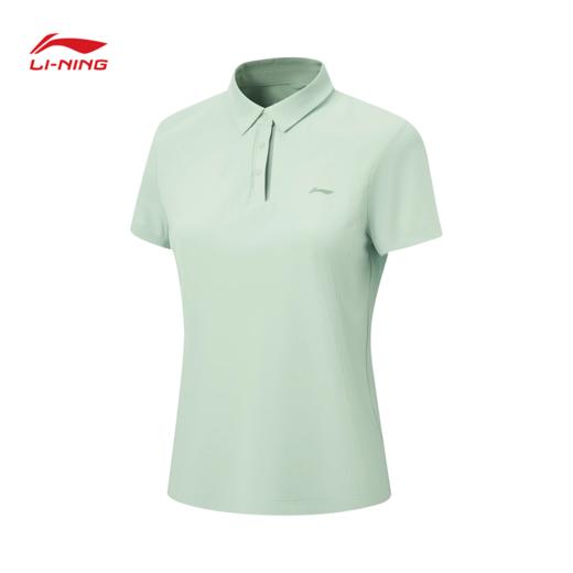 李宁女子排湿速干防晒宽松健身系列短袖POLO衫APLW144 商品图3