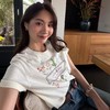 爆款3-7天发货！cosAcosB法式百搭显瘦圆领短袖VQJ26034030 商品缩略图0