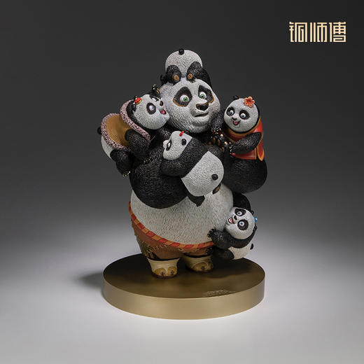 铜师傅 铜摆件《功夫熊猫命运之掌》之五福星 商品图2