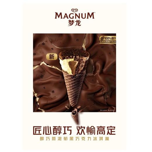 梦龙黑巧克力味冰淇淋237g 商品图0