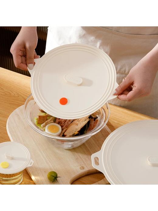 硅胶保鲜盖气阀款四件套 商品图2