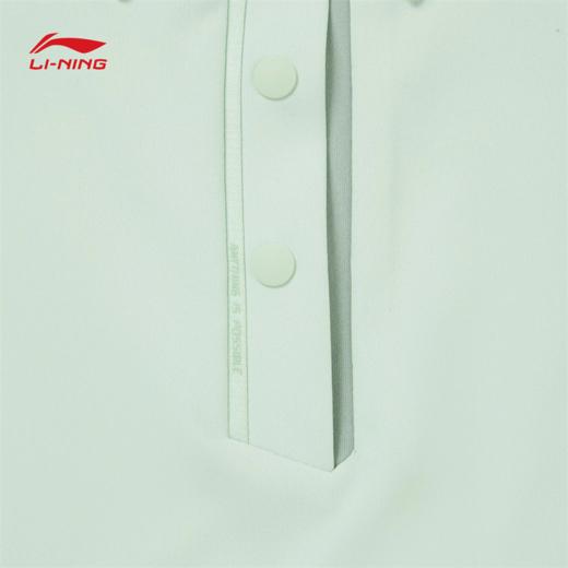 李宁女子排湿速干防晒宽松健身系列短袖POLO衫APLW144 商品图9