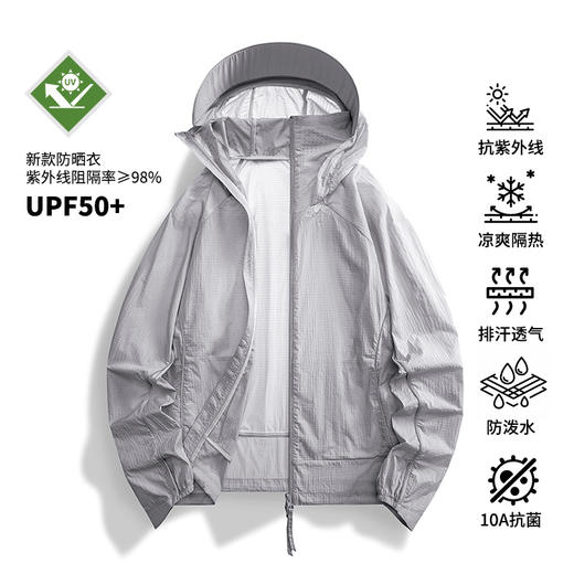 LUCKY DEER/幸运鹿情侣款upf50+轻薄透气户外防晒衣 商品图4