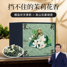 【春季茶礼】茶叶 茉莉花茶  横县烘青茉莉花茶 茶叶礼盒 茶饮 五虎 80g