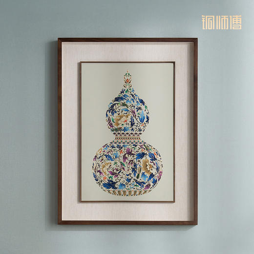 铜师傅 手工錾刻 铜雕画《福禄临门》装饰画 商品图1