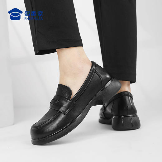 【经典一脚蹬乐福鞋】女款一脚蹬休闲皮鞋通勤办公单鞋XLF625 商品图8
