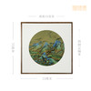 铜师傅 手工錾刻 铜雕画《千里江山 圆形》客厅背景墙装饰挂画 商品缩略图7