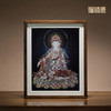 铜师傅 手工錾刻 铜雕画《水月观音（桌面）》客厅桌面装饰画 商品缩略图0
