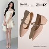 ZHR则则法式裸色尖头浅口玛丽珍单鞋女2026夏季新款百搭粗跟女鞋 商品缩略图1