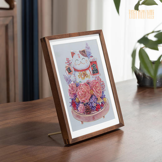 铜师傅 手工錾刻 铜雕画 《招财猫（桌面）》 商品图1