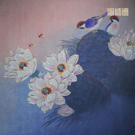 铜师傅 手工錾刻 铜雕画《恋歌》客厅玄关画沙发背景墙装饰画 商品图3