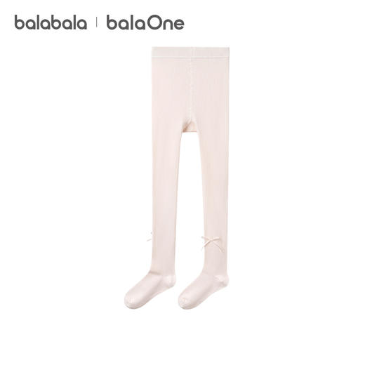 【balaOne】巴拉巴拉儿童连裤袜子宝宝打底裤女童舞蹈袜棉单条装 商品图4